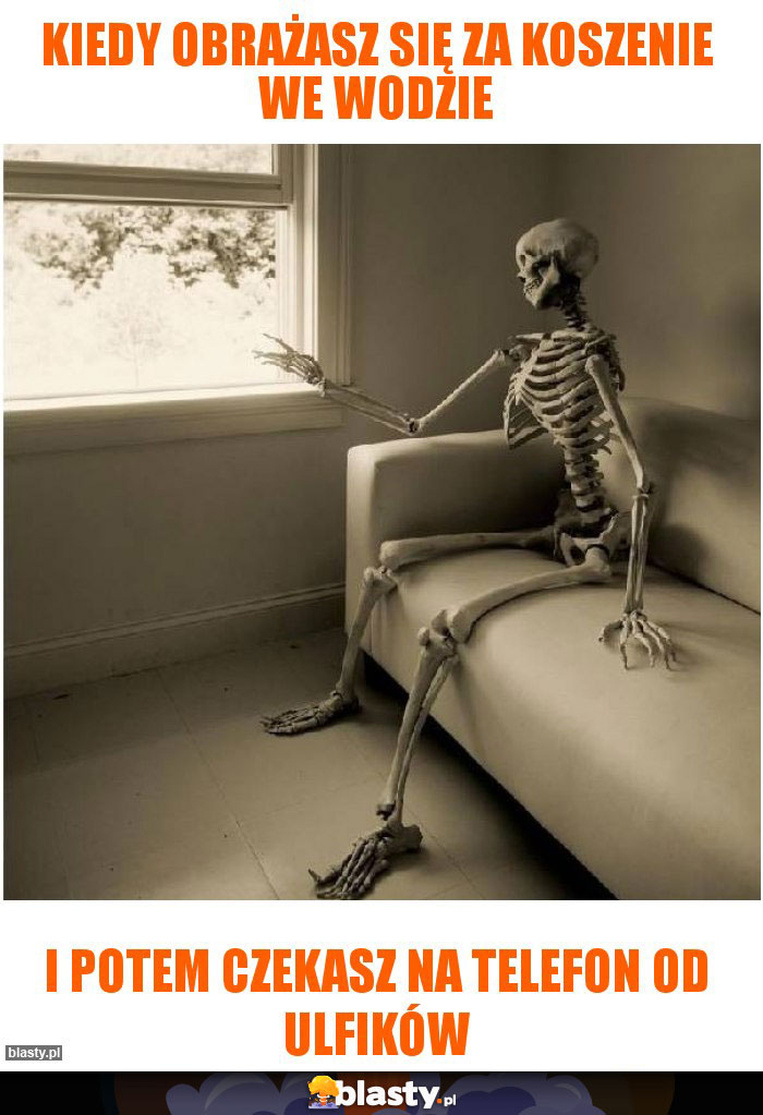 Kiedy obrażasz się za koszenie we wodzie