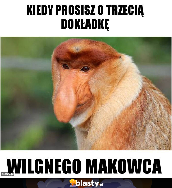 KIEDY PROSISZ O TRZECIĄ DOKŁADKĘ