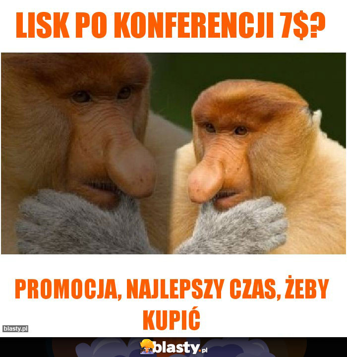 Lisk po konferencji 7$?