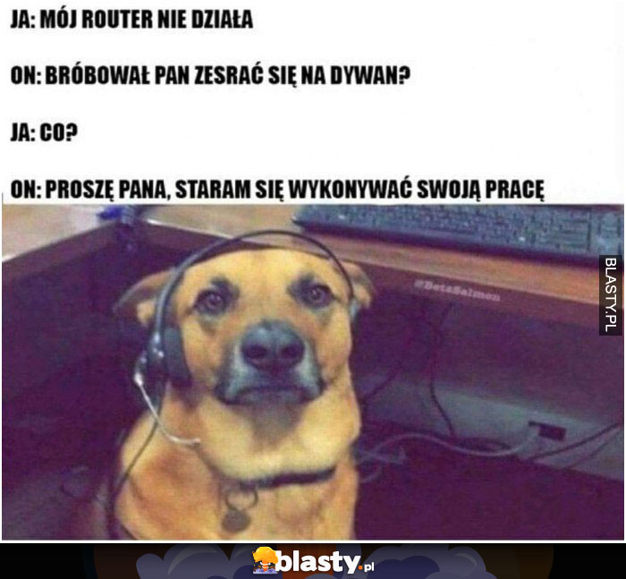 Mój router nie działa