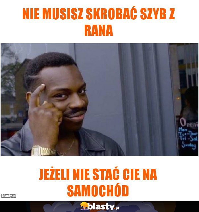 Nie musisz skrobać szyb z rana