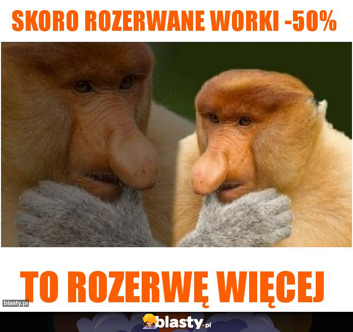 Skoro rozerwane worki -50%