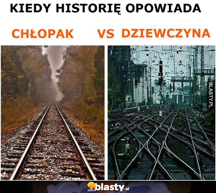 Ta sama historia oczami dziewczyny i chłopaka