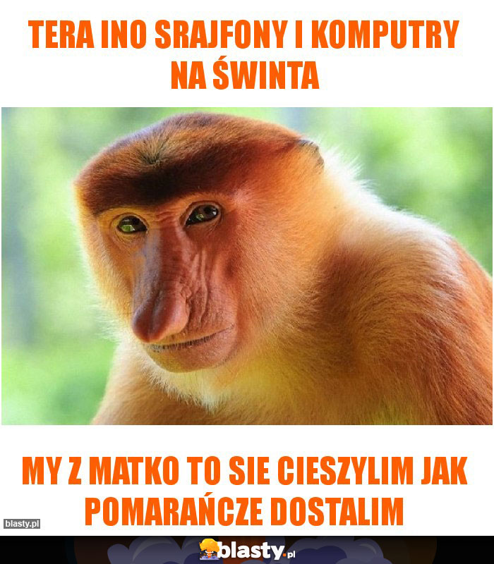 Tera ino srajfony i komputry na świnta Tera ino srajfony i komputry na świnta