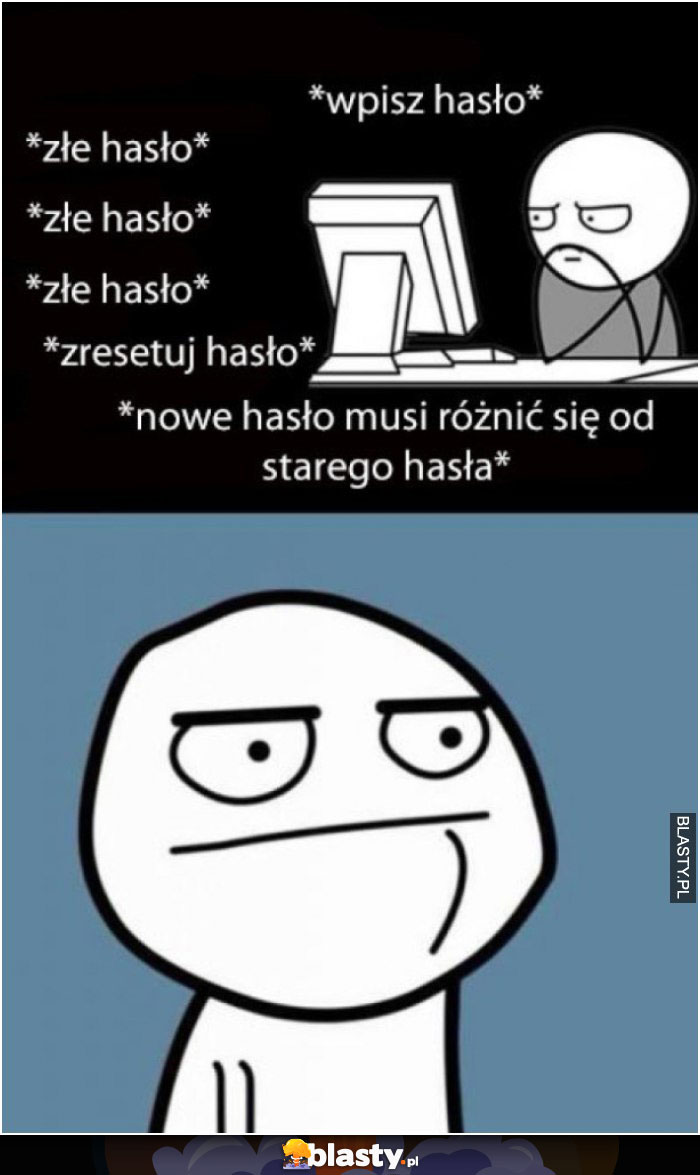 Złe hasło