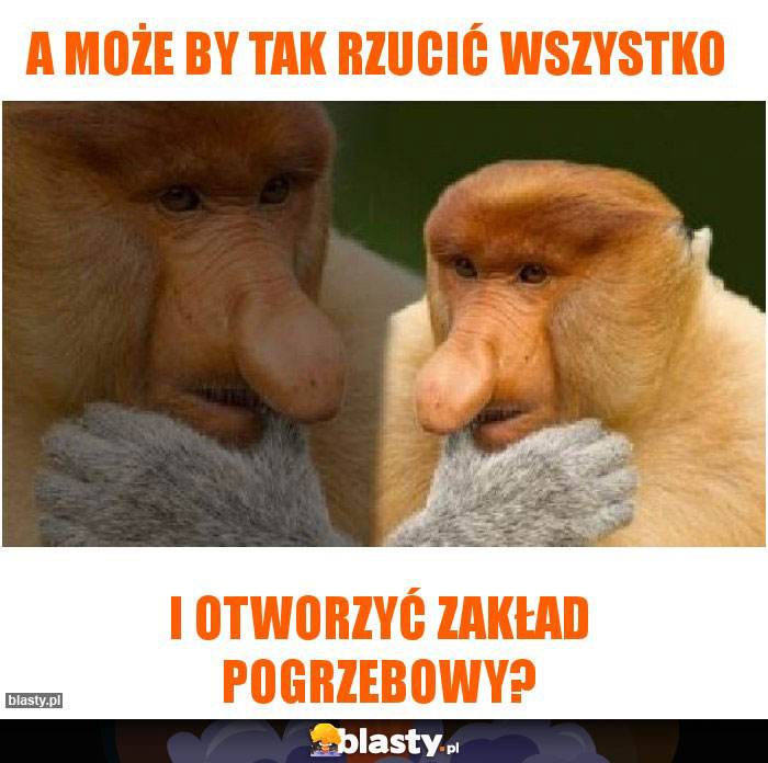 A MOŻE BY TAK RZUCIĆ WSZYSTKO