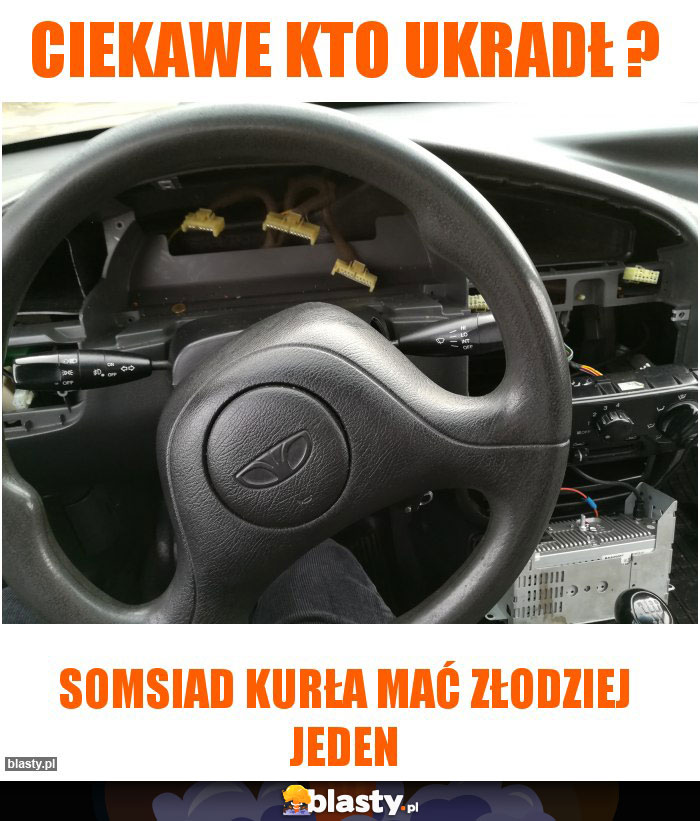 Ciekawe kto ukradł ?