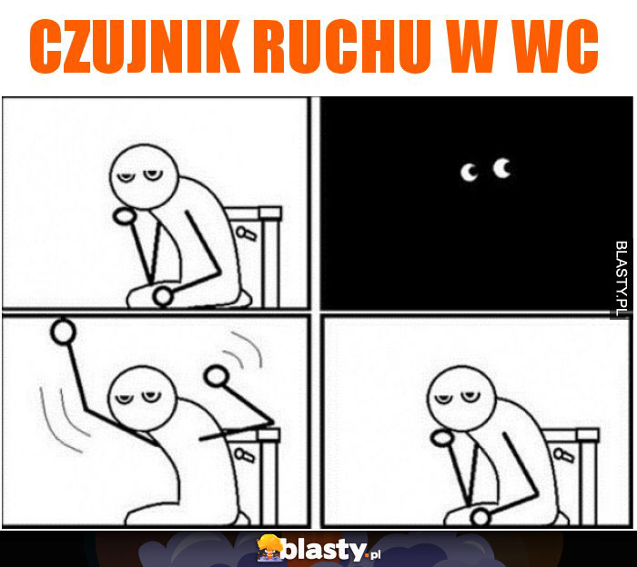 Czujnik ruchu w WC