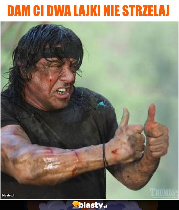Dam ci dwa lajki nie strzelaj