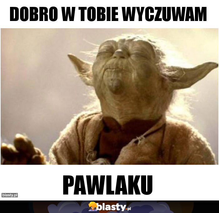 DOBRO W TOBIE WYCZUWAM