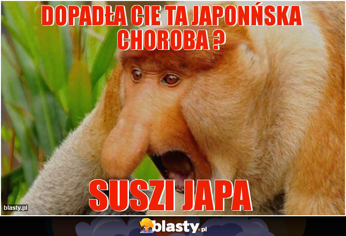 Dopadła Cie ta japonńska choroba ?