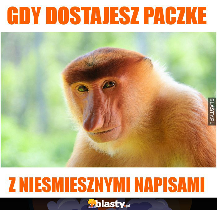 Gdy dostajesz paczke