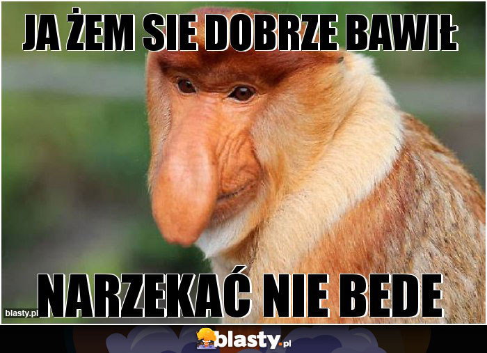jA ŻEM SIE DOBRZE BAWIŁ