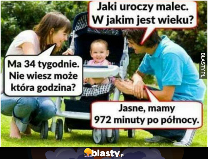 Jaki uroczy malec...