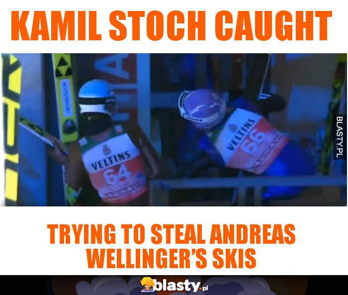Kamil Stoch caught Kamil Stoch caught
