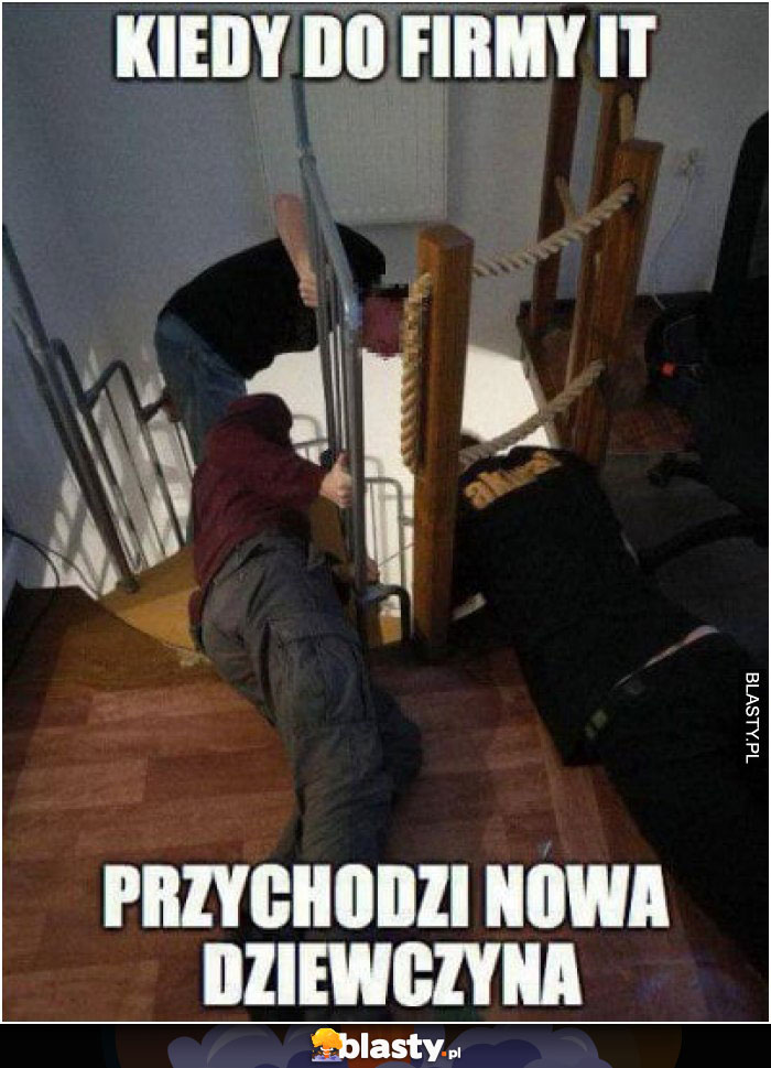 Kiedy do firmy IT przychodzi nowa dziewczyna