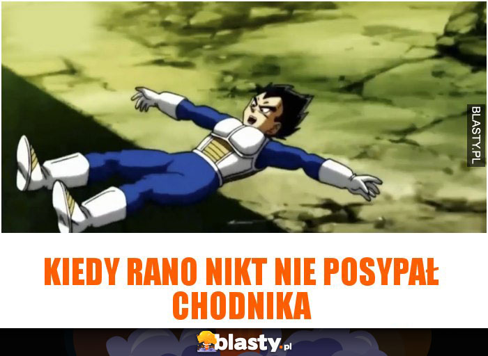 Kiedy rano nikt nie posypał chodnika