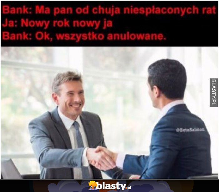 Ma pan od chuja niespłaconych rat