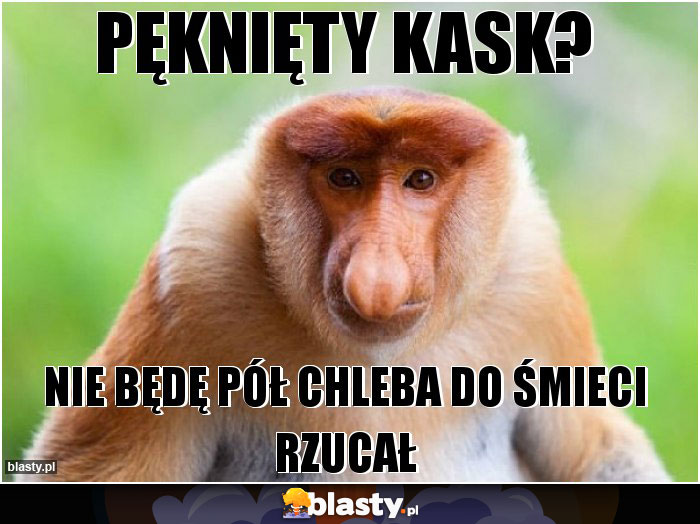 pęknięty kask?