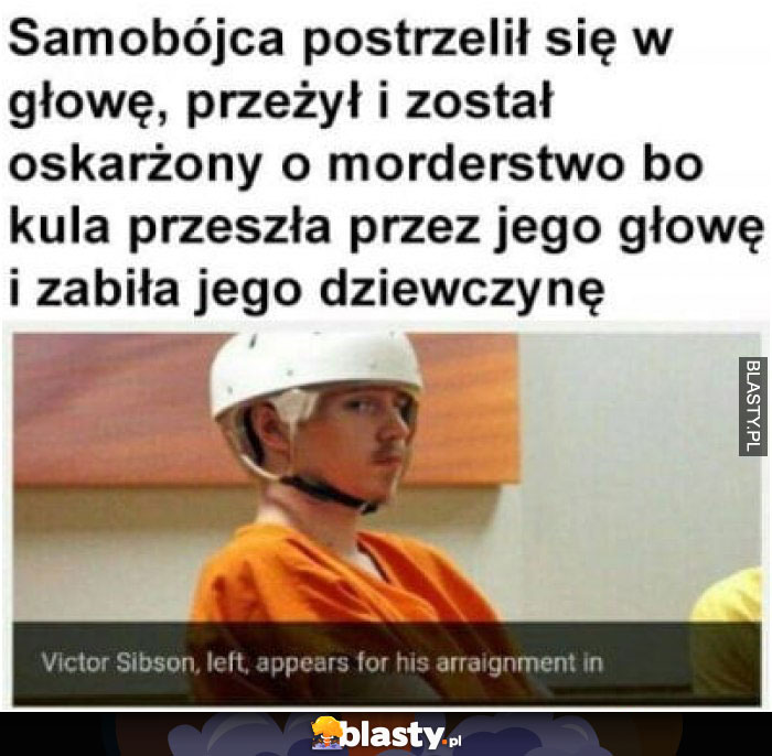 Samobójca postrzelił się w głowę