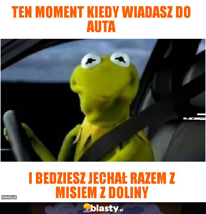TEN MOMENT KIEDY WIADASZ DO AUTA