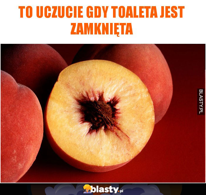 To uczucie gdy toaleta jest zamknięta