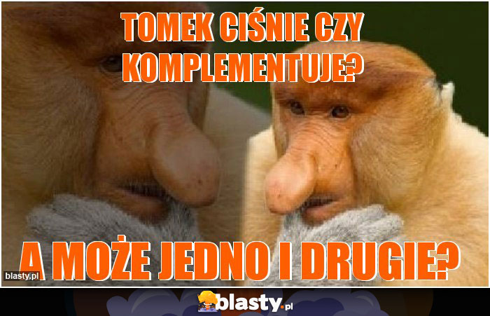 tomek ciśnie czy komplementuje?