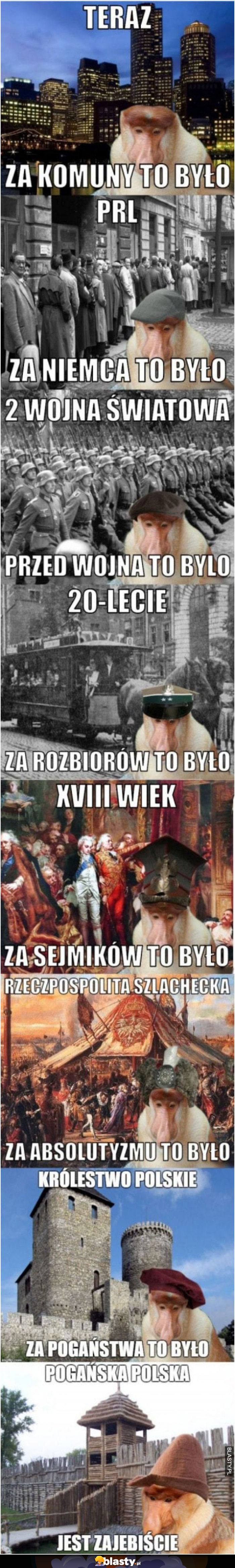 Za komuny to było