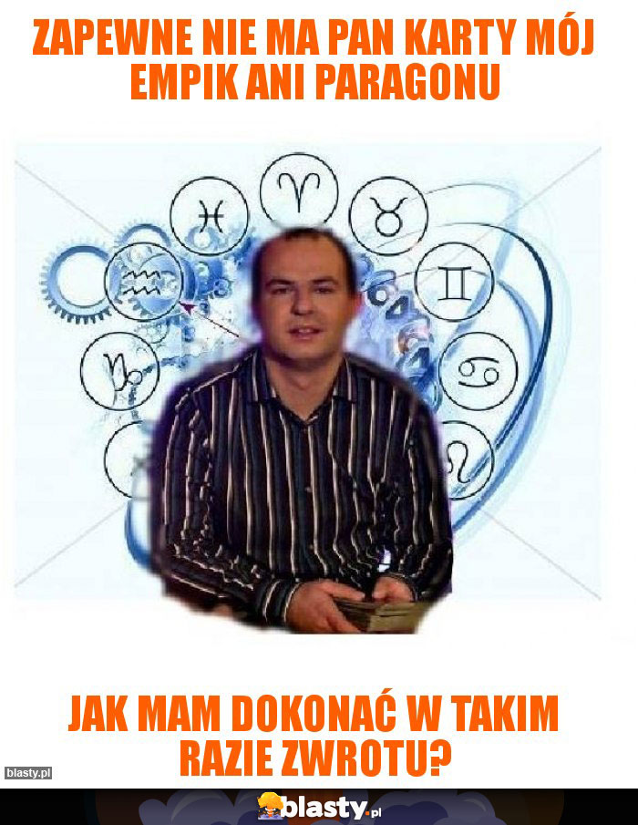 Zapewne nie ma pan karty mój empik ani paragonu