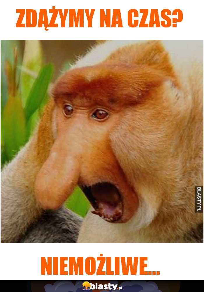 ZDĄŻYMY NA CZAS?