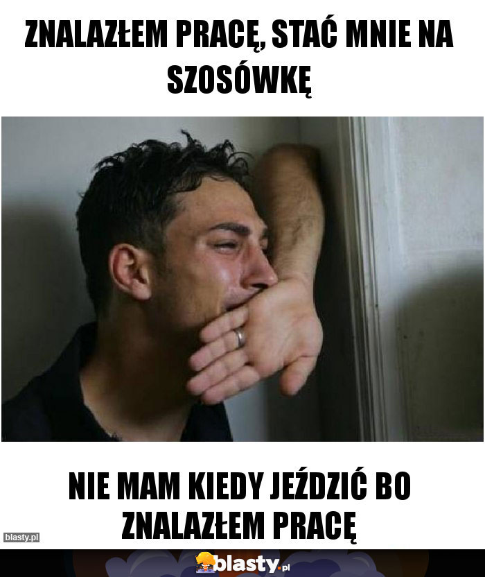 Znalazłem pracę, stać mnie na szosówkę