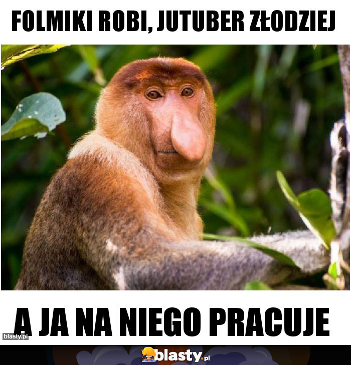 folmiki robi, jutuber złodziej