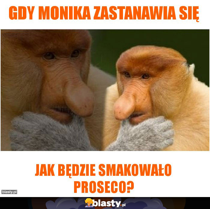 Gdy Monika zastanawia się