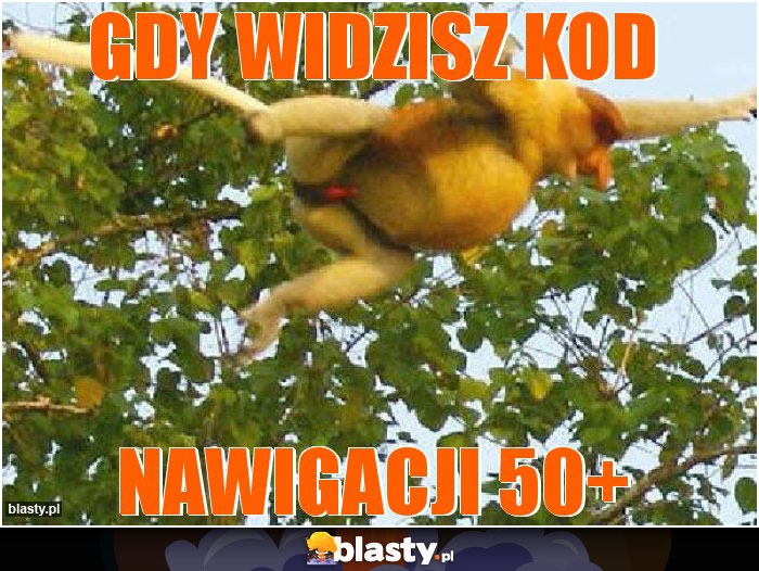 gdy widzisz kod