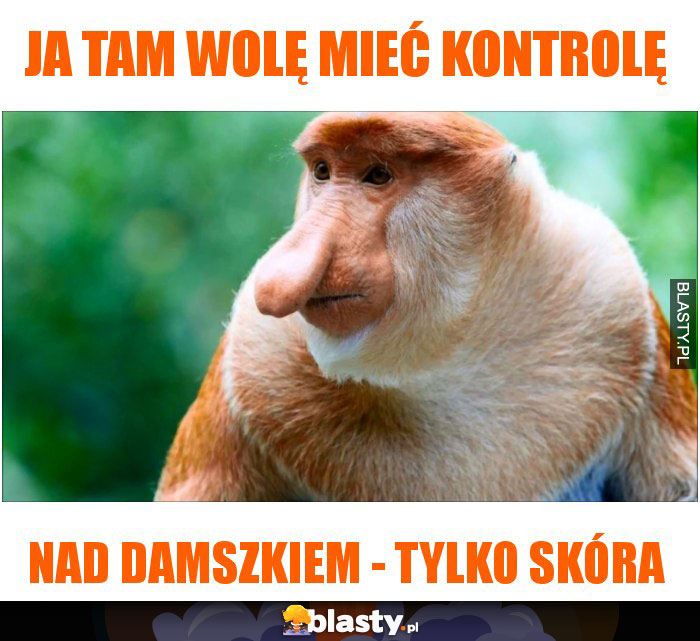 Ja tam wolę mieć kontrolę