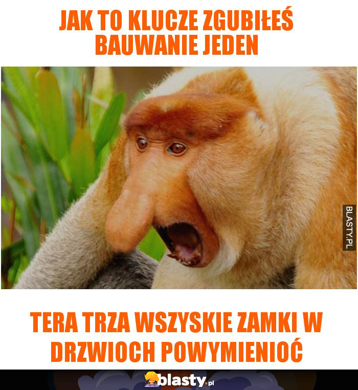 Jak to klucze zgubiłeś bauwanie jeden