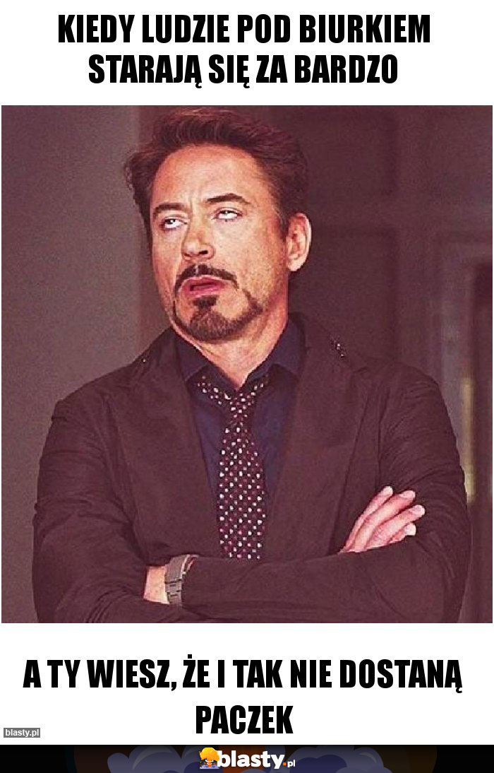 Kiedy ludzie pod biurkiem starają się za bardzo