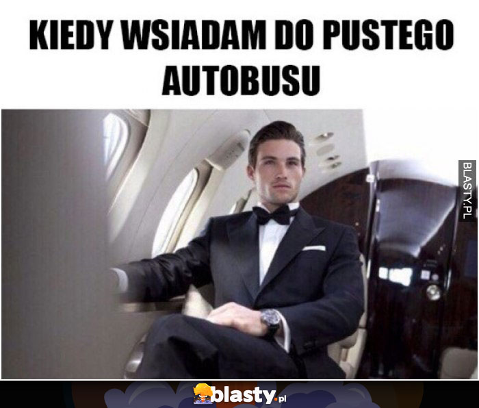 Kiedy wsiadam do pustego autobusu