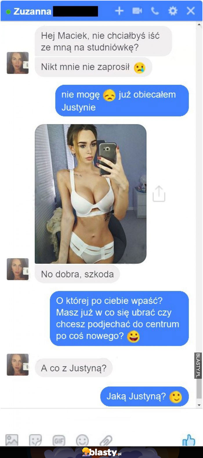 Nie chciałbyś iść ze mną na studniówkę