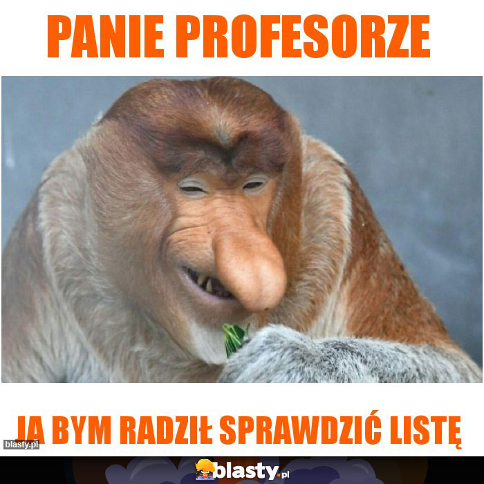 Panie profesorze Panie profesorze