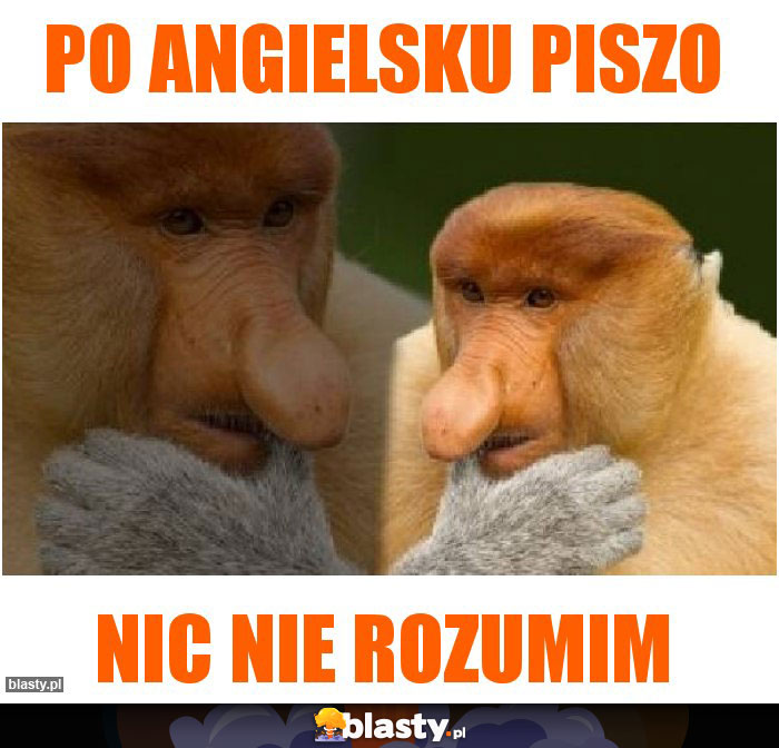 Po angielsku piszo