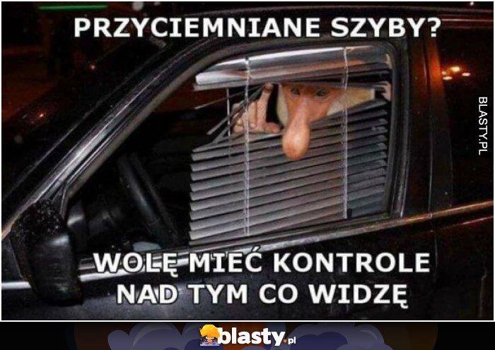 Przyciemniane szyby