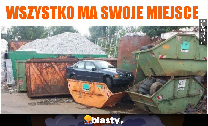 Wszystko ma swoje miejsce