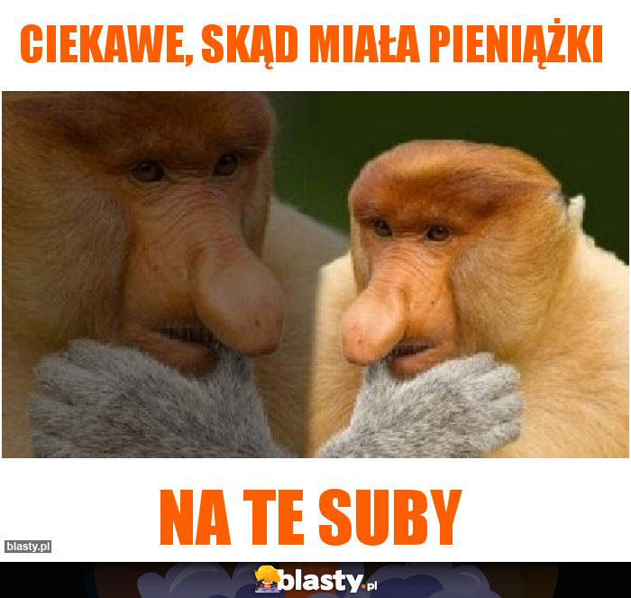 Ciekawe, skąd miała pieniążki Ciekawe, skąd miała pieniążki