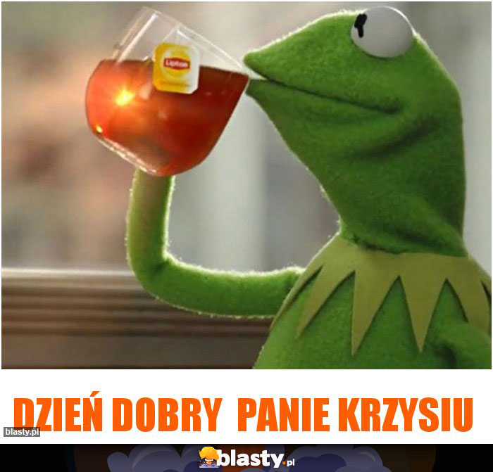 Dzień dobry Panie Krzysiu Dzień dobry Panie Krzysiu