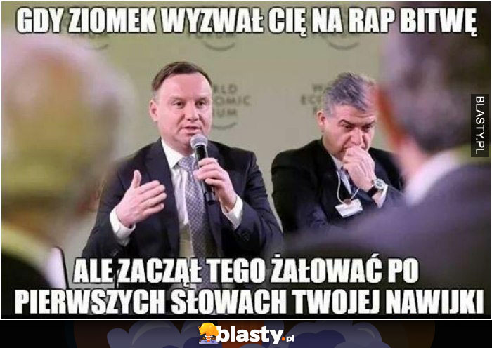 Gdy ziomek wzywał Cię na rap bitwę