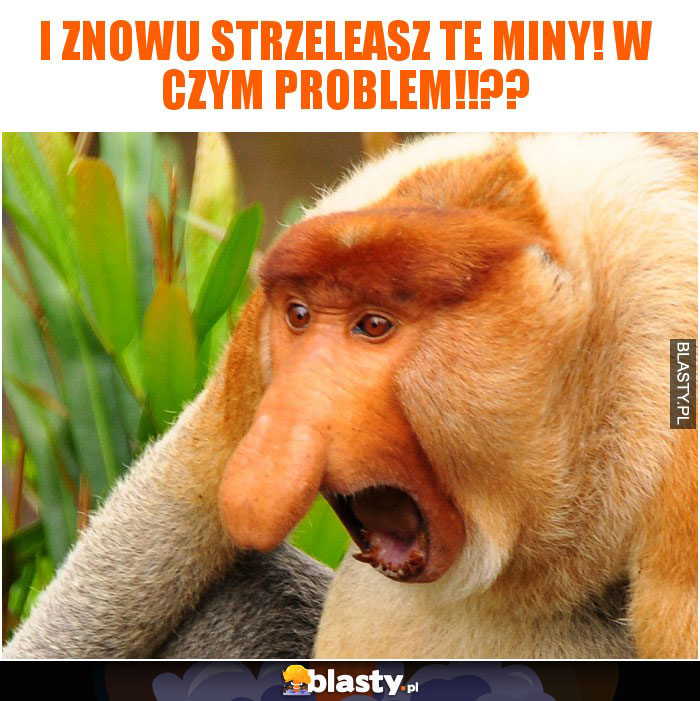 i znowu strzeleasz te miny! w czym problem!!?? i znowu strzeleasz te miny! w czym problem!!??