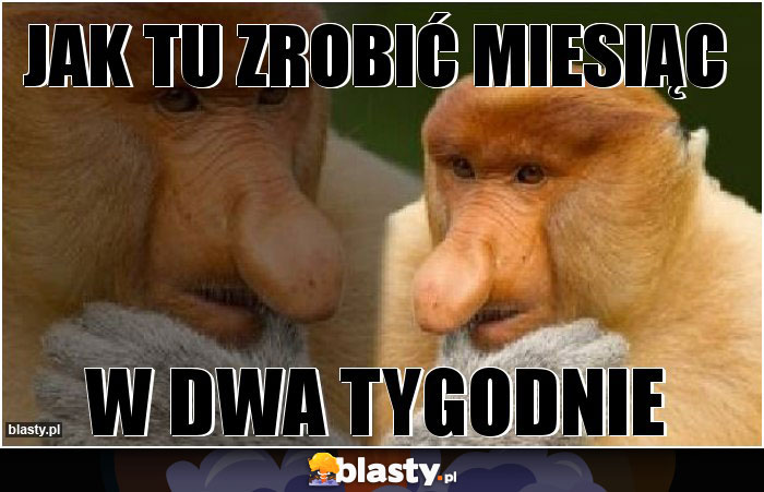 Jak tu zrobić miesiąc Jak tu zrobić miesiąc