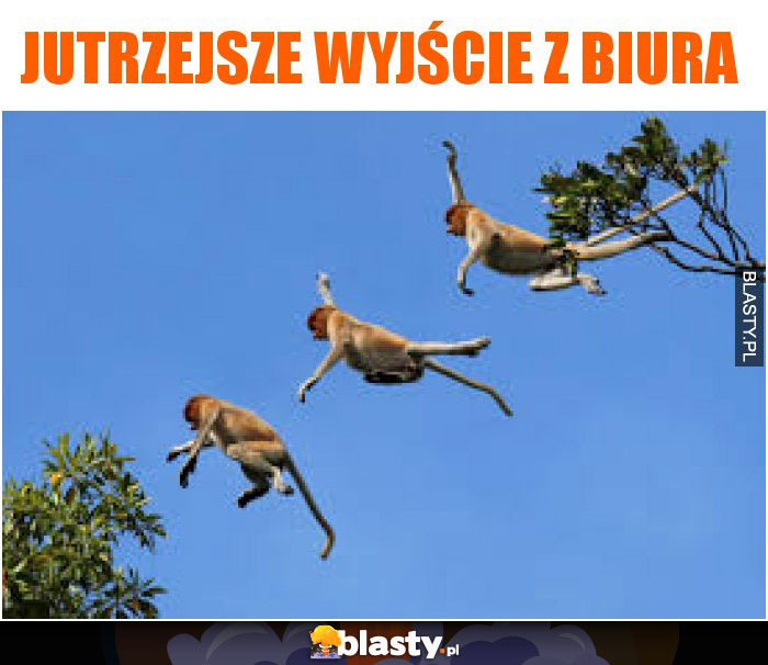 jutrzejsze wyjście z biura