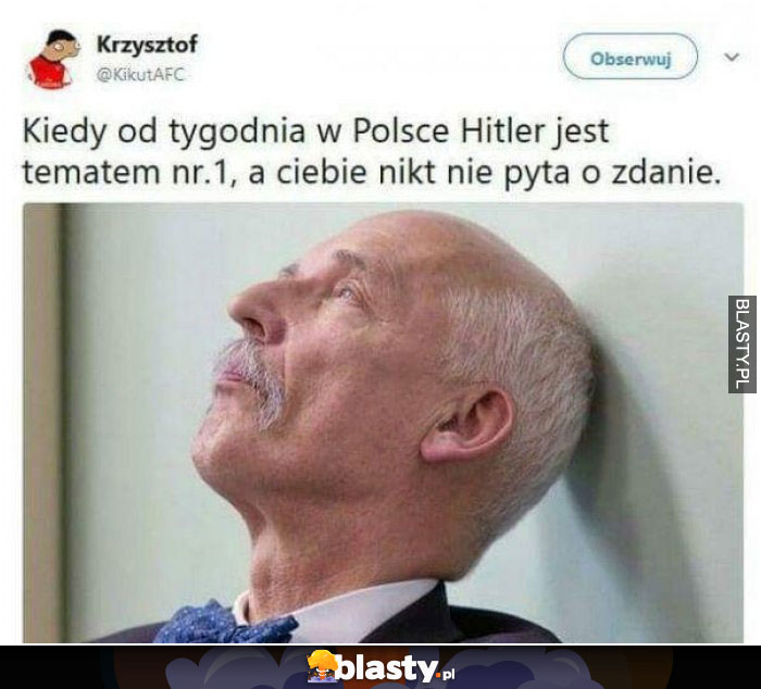 Kiedy od tygodnia hitler jest tematem numer 1